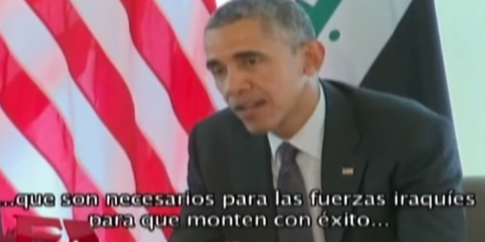 [Video] Obama asegura que expulsarán al Estado Islámico de Iraq
