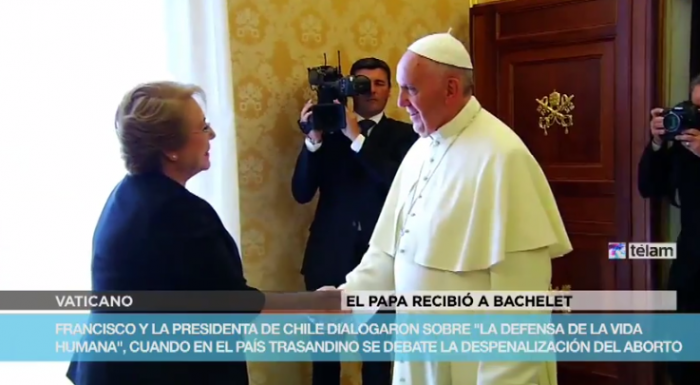 [Video] El Papa Francisco visitará «probablemente» a Chile este año