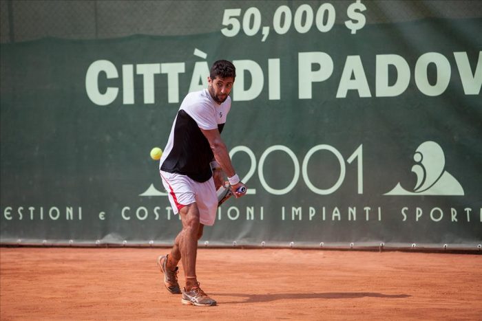 Tenis: Podlipnik, sin pan ni pedazo en Padova