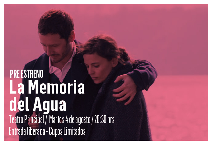 Pre estreno gratuito de «La memoria del agua» de Matías Bize en Matucana 100, 4 de agosto
