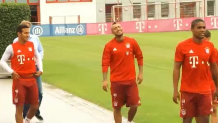[Video] El primer entrenamiento de Arturo Vidal en el Bayern Munich