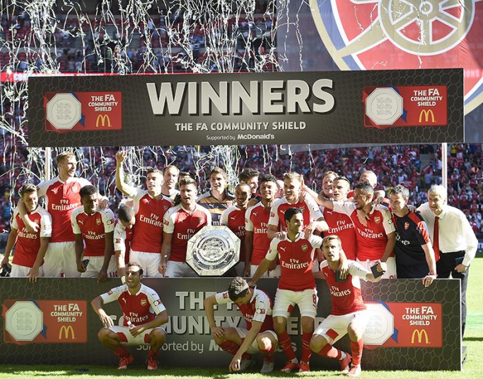 Arsenal de Alexis Sánchez se coronó bicampeón de la Community Shield