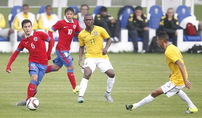Roja Sub 17 volvió a ser goleada por Brasil en amistoso