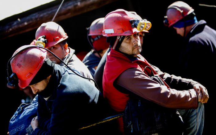 [Fotos] Mineros en huelga, una constante de malas condiciones laborales
