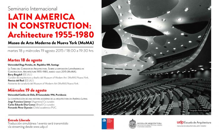 Charlas gratuita de curador del MoMA de Nueva York, en UDP y UC, 18 y 19 de agosto