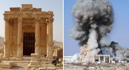 Estado Islámico difunde imágenes de la destrucción total del histórico templo de Baal