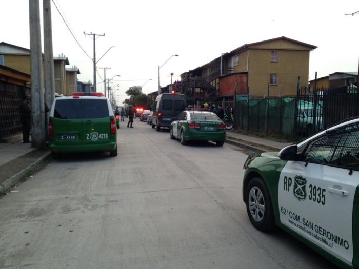Carabinera resultó herida a bala tras operativo policial