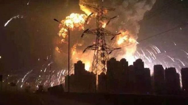 A 17 ascienden los fallecidos por explosiones en China