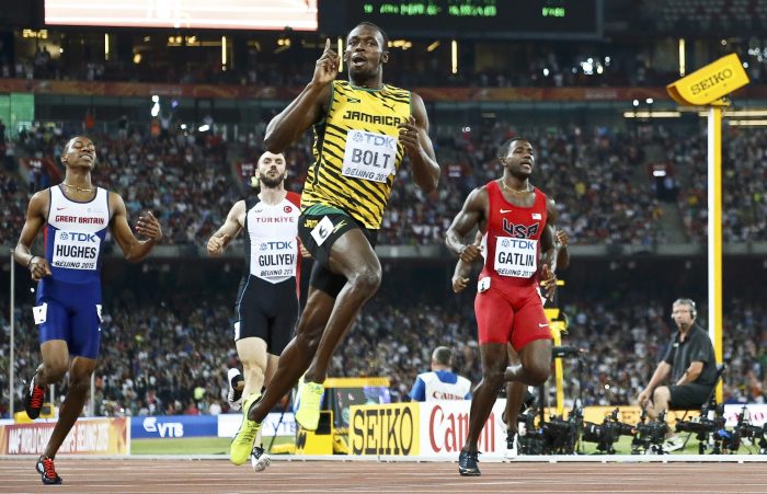 Terminó trotando: Usain Bolt se coronó campeón de los 200 metros en el Mundial de Atletismo