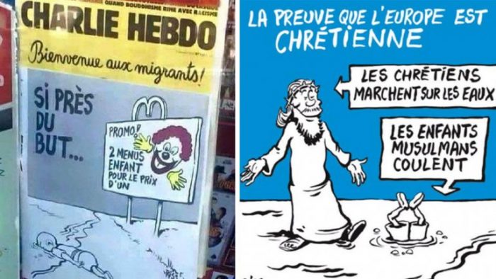 Portada de Charlie Hebdo vuelve hacer noticia: ironiza con muerte de Aylan Kurdi