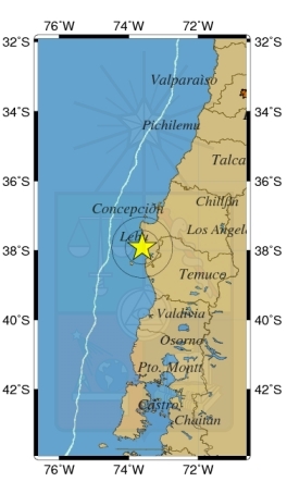 Sismo de mediana intensidad sacudió las regiones del Bío Bío, La Araucanía y Los Ríos