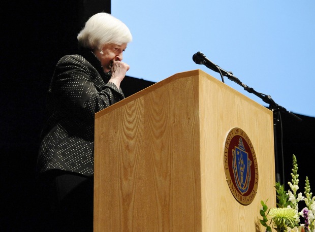 La presidenta de la Fed tuvo que recibir atención médica tras su discurso
