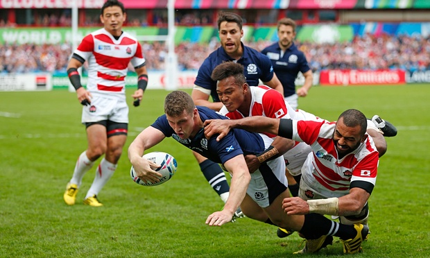 Mundial de rugby: Escocia despertó del sueño a Japón