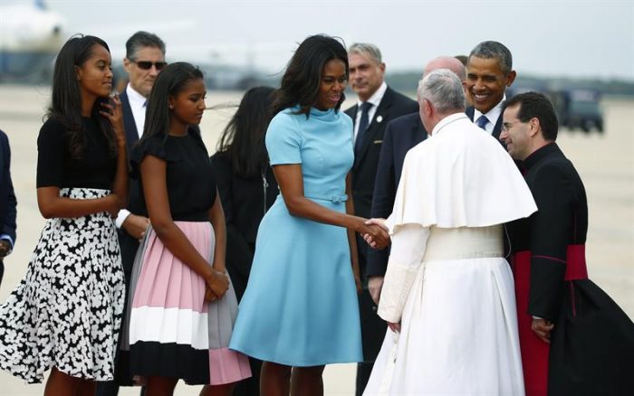 El papa Francisco llega a Estados Unidos