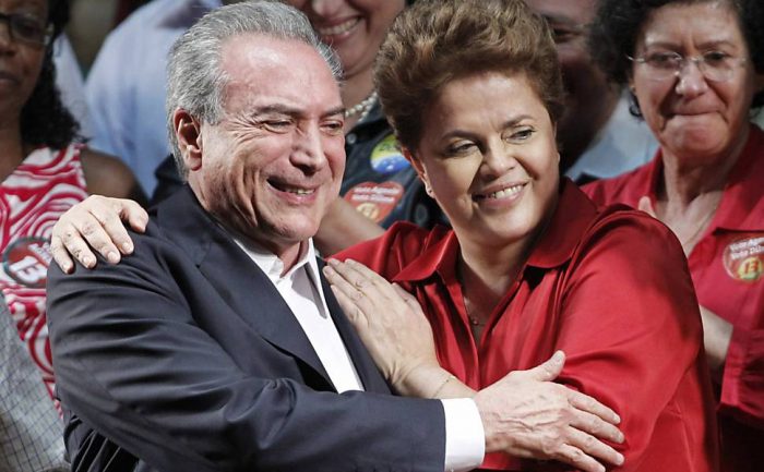 Vicepresidente de Brasil: «Difícil que Rousseff concluya su mandato»