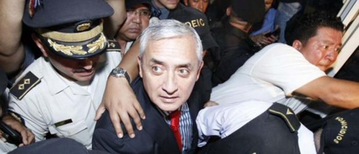 Ex presidente de Guatemala es encarcelado por corrupción