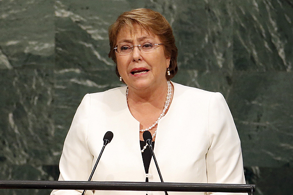 Bachelet manda señal a empresarios estadounidenses y asegura que reformas serán graduales y «de acuerdo a las factibilidades financieras»