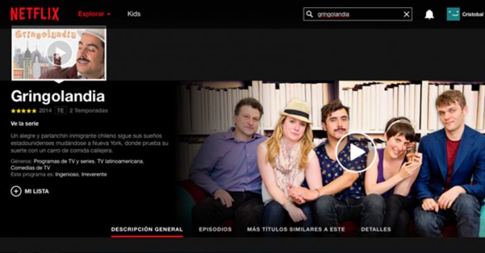 Exitosa serie Gringolandia desde ahora podrá ser vista a nivel mundial a través de Netflix
