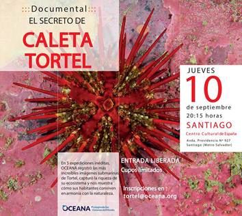 Documental “El Secreto de Caleta Tortel” en Centro Cultural de España, 10 de septiembre
