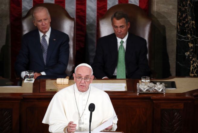 El Papa sacude a la derecha norteamericana con fuerte discurso contra el capitalismo en el Congreso