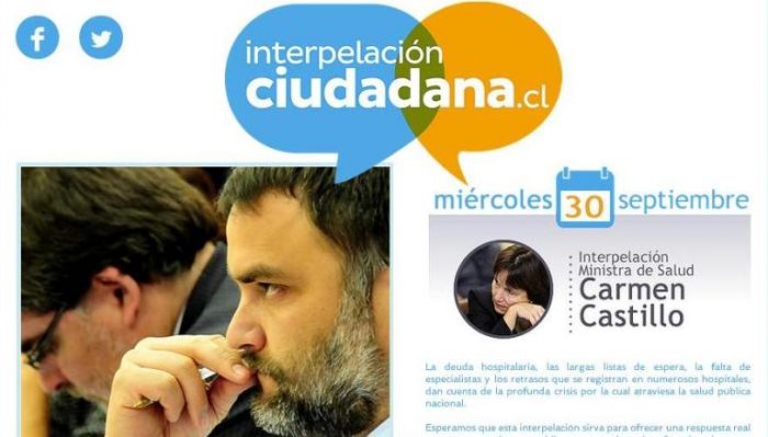 Diputados UDI lanzan página web interpelacionciudadana.cl
