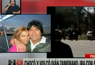 [Video] Así informaron en Argentina sobre el accidente automovilístico de Iván Zamorano y su esposa