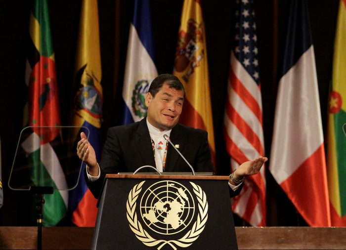 Rafael Correa niega que haya hecho declaraciones en apoyo a la demanda boliviana