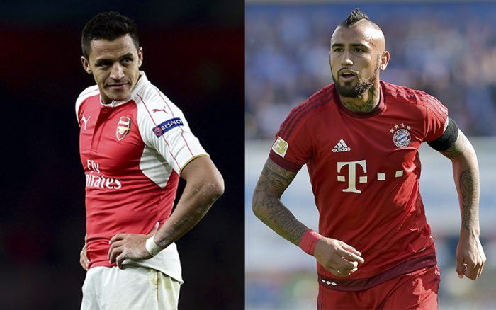 Todo listo en Munich: Alexis y Vidal se enfrentan en la ida de los octavos de la Champions