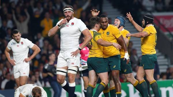 Rugby: Australia venció a Inglaterra y lo eliminó del Mundial