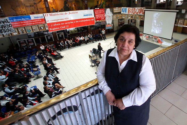 Nelly Díaz, dirigenta de funcionarios del Registro Civil: «El Gobierno está aplicando la política del terror»