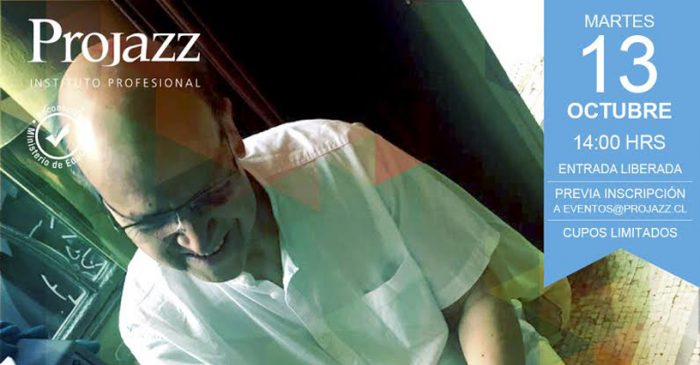Master class gratuita con pianista Manuel Villarroel en Projazz, 13 de octubre