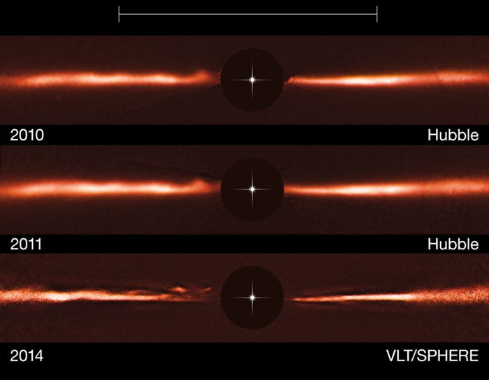 Las misteriosas y nunca antes vistas ondas alrededor de una estrella cercana