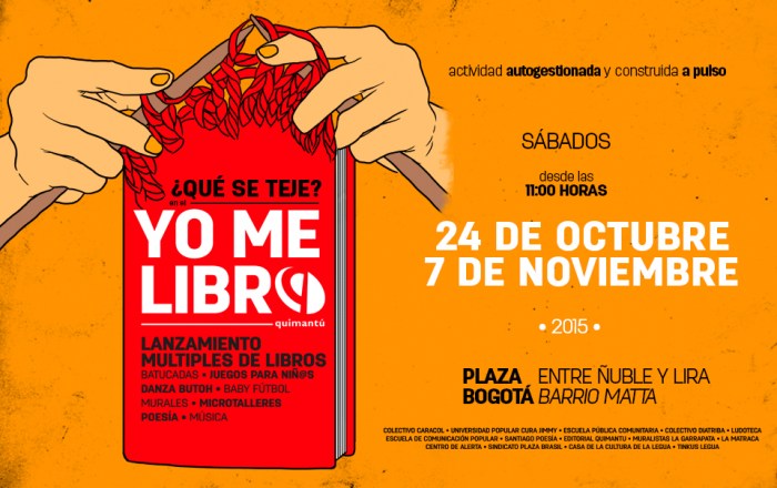 Noveno encuentro literario «¿Qué se teje?, Yo me libro» en la Plaza Bogotá, el 24 de octubre y el 7 de noviembre