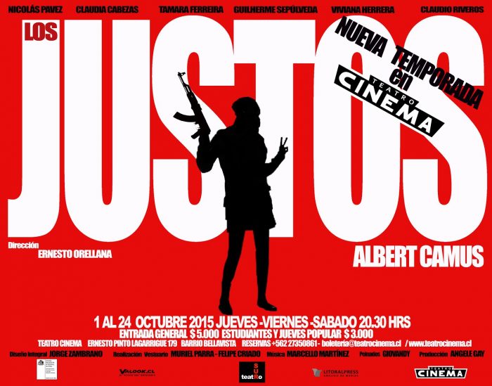 Los Justos, de Albert Camus, en la puesta en escena de Teatro SUR hasta el 24 de octubre