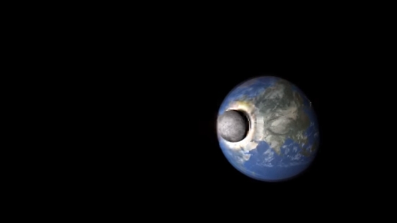 [Video] ¿Qué pasaría si la Luna chocara con la Tierra?