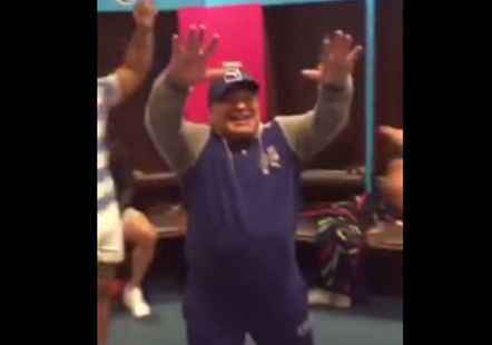 [Video] El festejo de Maradona con Los Pumas