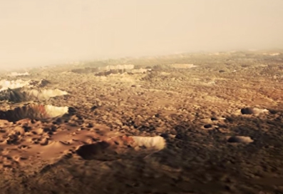 [Video] Sobrevuelo por Marte gracias a tecnología 3D