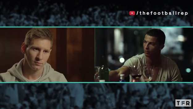 [Video]  Reacciones de Lionel Messi al ver el trailer de la película de Cristiano Ronaldo (parodia)