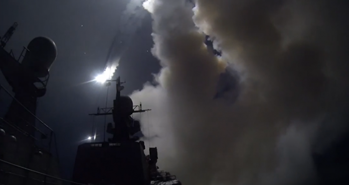 Cuatro misiles rusos dirigidos a Siria desde el Caspio se estrellaron en Irán