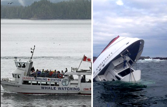 Londres confirma la muerte de cinco británicos al hundirse barco en Canadá