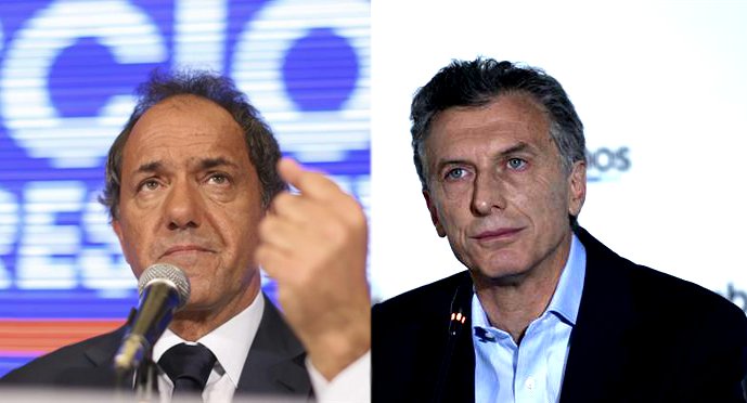 Scioli y Macri se lanzan a la carrera por los votos para la segunda vuelta