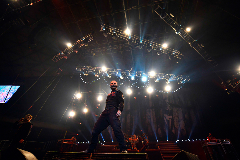 30 de Septiembre de 2015/ SANTIAGO Slipknot se presentó en el Movistar Arena, en su segunda visita a nuestro pais. . FOTO: MATIAS DELACROIX/AGENCIAUNO