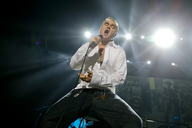 Un ‘activista’ Morrissey se presentó anoche en el Movistar Arena