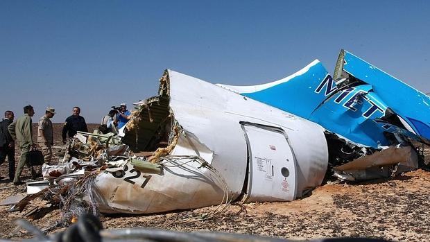 Rusia: «atentado terrorista» causó la caída del avión que se estrelló en Egipto
