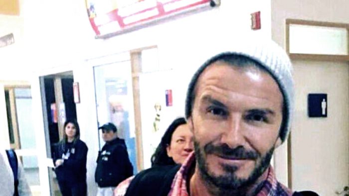 David Beckham llega a Chile para filmar documental en la Antártica