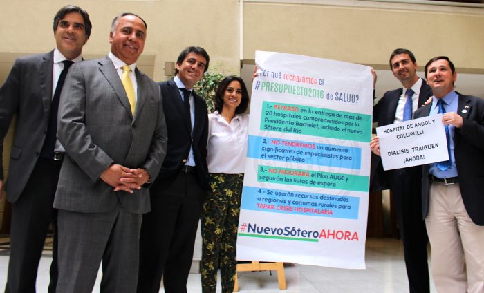 Diputados RN anunciaron rechazo de partida de Salud para Presupuesto 2016