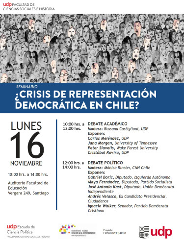 Seminario UDP  ¿Crisis de representación democrática en Chile? [Contenido patrocinado]