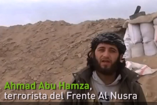 [Video] Un proyectil «interrumpe» el video que estaba grabando un yihadista