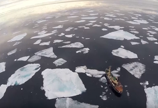 [Video] Dron muestra efectos del calentamiento global en el Ártico