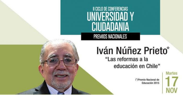 Premio Nacional de Educación abordará reformas educativas en conferencia gratuita en Montecarmelo, martes 17